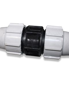 Screw union 40-40 PVC NP16